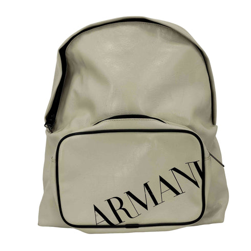 アルマーニジュニア ARMANI JUNIOR ロゴプリントバックパック メンズ